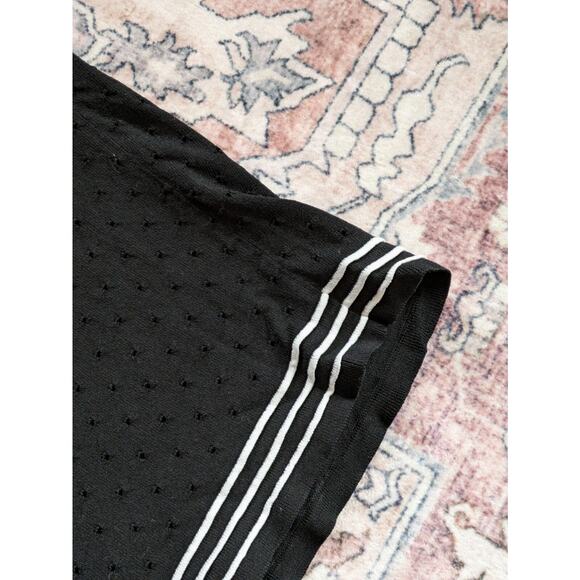 Moschino Black White Stretchy Dress Pinup Style Perforated Eyelet Fabric 8 - Picture 12 of 15